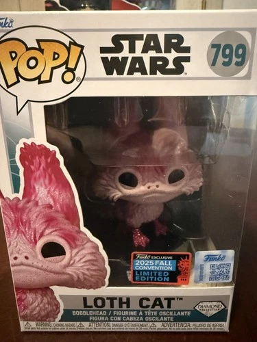 Funko Pop! Star Wars Diamond Loth Cat #799 Fall Con Exc Diamond