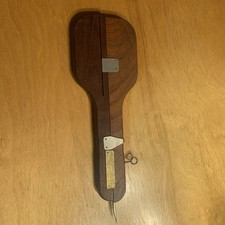Vintage Wooden Rug Making Shuttle Hook needle