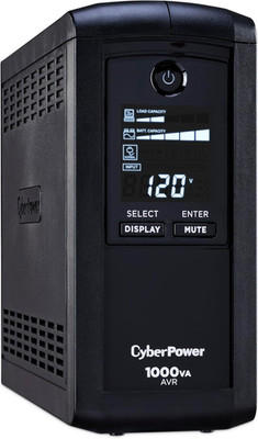 Cyberpower CP1000AVRLCD 1000VA LCD UPS Battery Backup & Surge Protector
