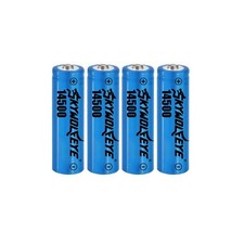 14500 Rechargeable Batter.y Li-ion 3.7V 3000mAh USA FAST SHIPPING 4PCS Batter.y