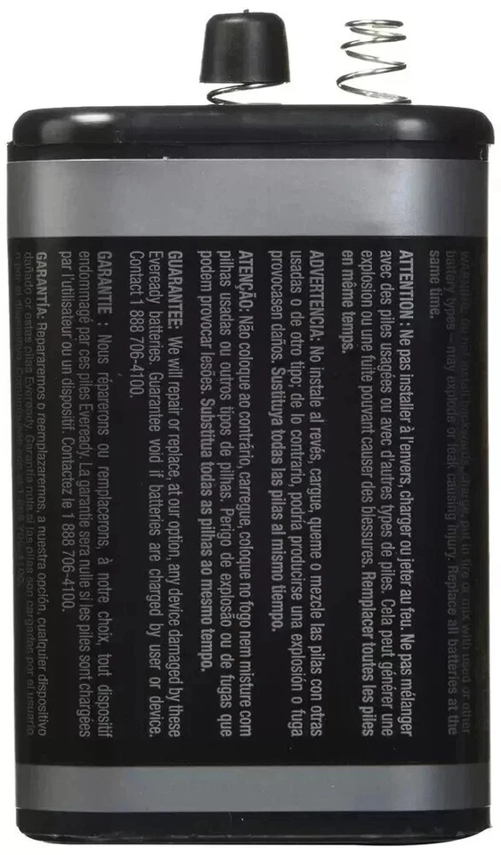 EVEREADY 6V Battery, Super Heavy Duty 6 Volt Battery, 1 Count - Image 2 of 4