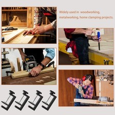 Pinces type C précision fonte aluminium antidérapant tampon caoutchouc réglag