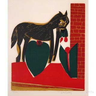 HAP GRIESHABER 1964 WOODCUT EASTER RIDE TULIPS SIGNED LIMITED VP: €690