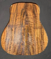 Flame Chocolate Mango Dreadnought Guitar Back Set #262