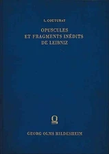 Opuscules et fragments inédits de Leibniz. Extraits des manuscrits de la Bibliot
