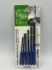 NEW VAUGHAN & BUSHNELL DASCO 11 STEEL ROLL PIN PUNCH SET 6 PIECE USA MADE