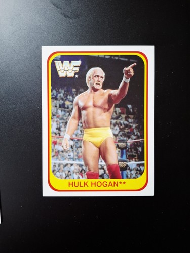Rare Hulk Hogan 1991 Merlin Card 24 WWE WWF WCW Wrestling - German Version