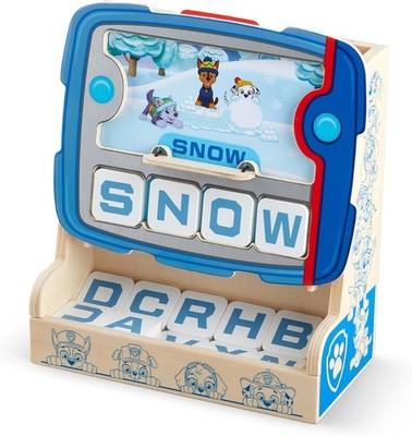 Nickleodeon Melissa & Doug Paw Patrol Wooden See & Spell Pup Pad 42 Teile 4+