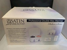 SATIN SMOOTH Double Wax Warmer Deluxe Series Professional Spa Heater NEW