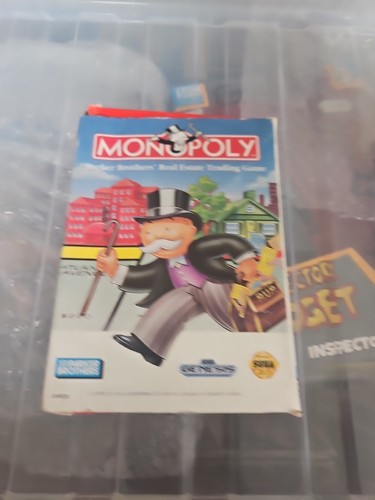 Monopoly (Sega Genesis, 1992) COMPLET - BOITE, MANUEL, JEU