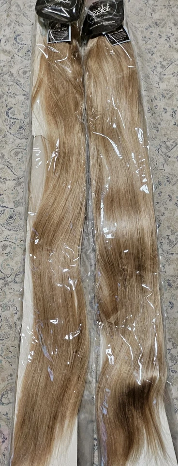 Zala 26" Clip-In Ponytail Beachy Blonde 100% Human Hair Heat, Wash, And Dyeable - Image 3 of 4
