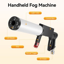 LED CO2 Gun LED Confetti Cannon Machine CO2 Jet Stage Event For Party DJ Club