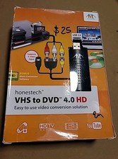 Honestech VHS to DVD 4.0 HD Video Converter USB 2.0 Software and Cable Set - New