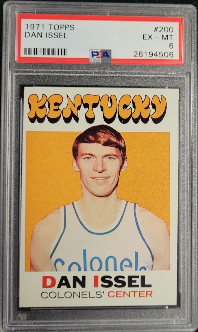 1971 Topps #200 Dan Issel PSA 6 EX- MT