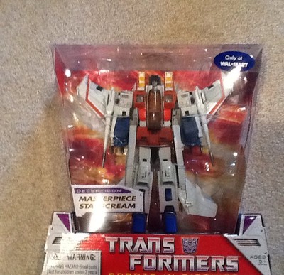 Transformers Hasbro Masterpiece Starscream Walmart G1 New Unopened