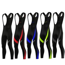 XOGO Men's Cycling Bib Tights Padded Long Legging Cycle Trouser Pant bottom Mtb