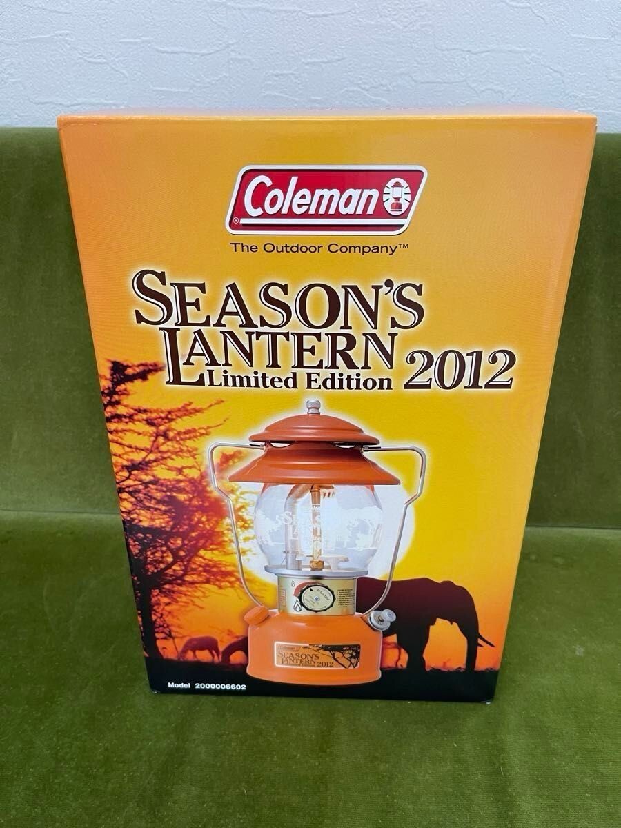 Coleman Season's Lantern 2012 限定版 rare COLEMAN Season Lantern 2012 Orange White gasoline Japan