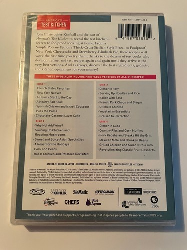 Americas Test Kitchen: Season 16 (DVD, 2016, 4-Disc Set) - Picture 2 of 5