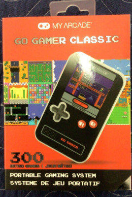 MY ARCADE DGUN-3909 Go Gamer Classic 300-in-1 Handheld Video Game System...