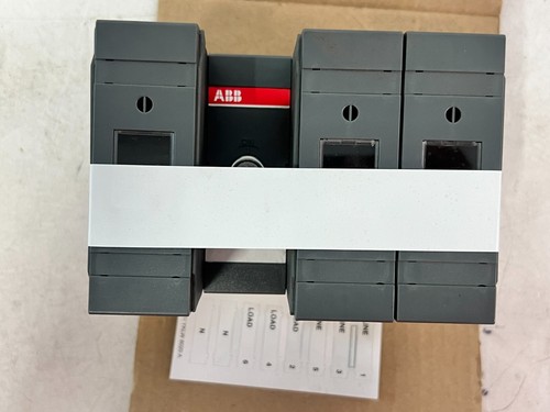 ABB Fusible Disconnect Switch 60AMP 600V DIN Rail Mount Class J Fuse OS60GJ12 - Picture 6 of 6