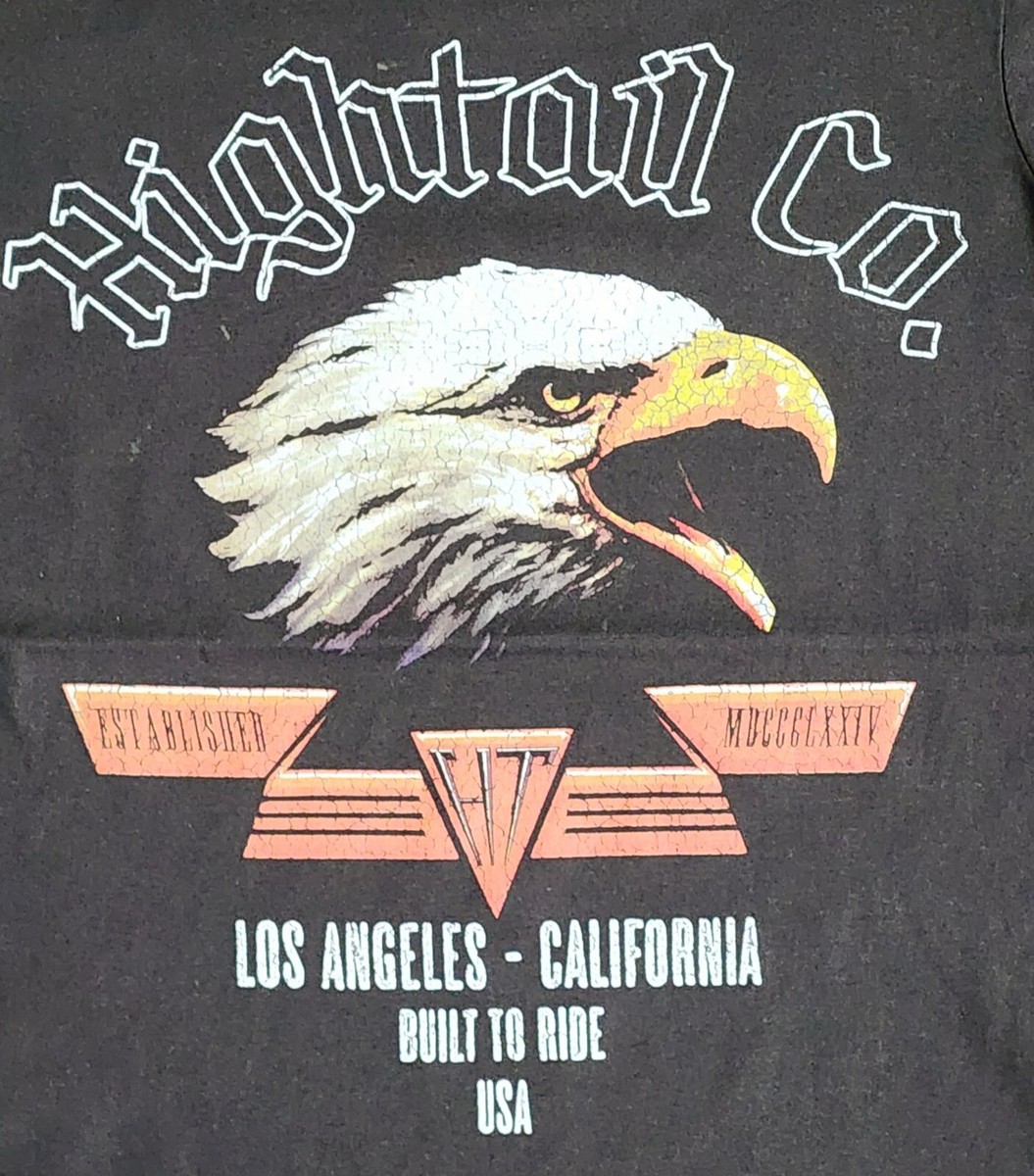 Hightail Co. T-Shirt Sz Small Biker Motorcycle Tee Screaming Hightail Co. T-Shirt Sz Small Biker Motorcycle Tee Screaming