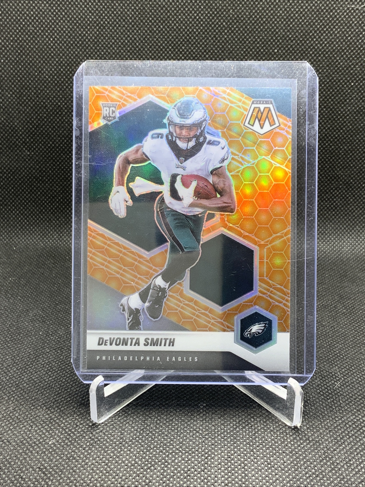2021 Panini Mosaic DeVonta Smith Rookie Card Honeycomb Case Hit SSP #305