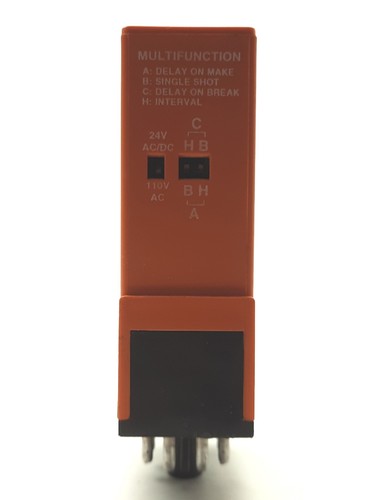 Crouzet OLRU-110A Time Delay Relay, .1sec-10Hours, SPDT 10A, 110VAC or 24VAC/DC - Imagen 6 de 7
