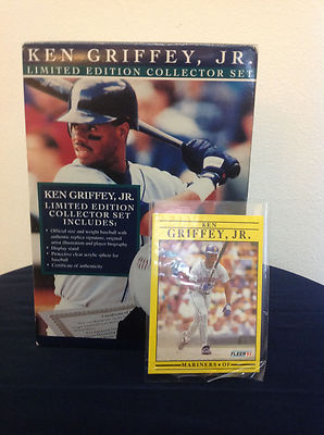 ken griffey jr limited edition card Ken Griffey, Jr limited edition collector set card authentic ball 450  mariners