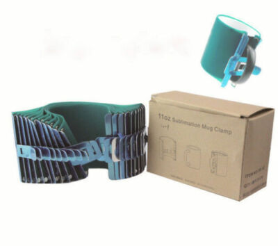 3-Pack Sublimation Mug Silicone Wraps - 11oz Cup Clamps For Heat Transfer Printing