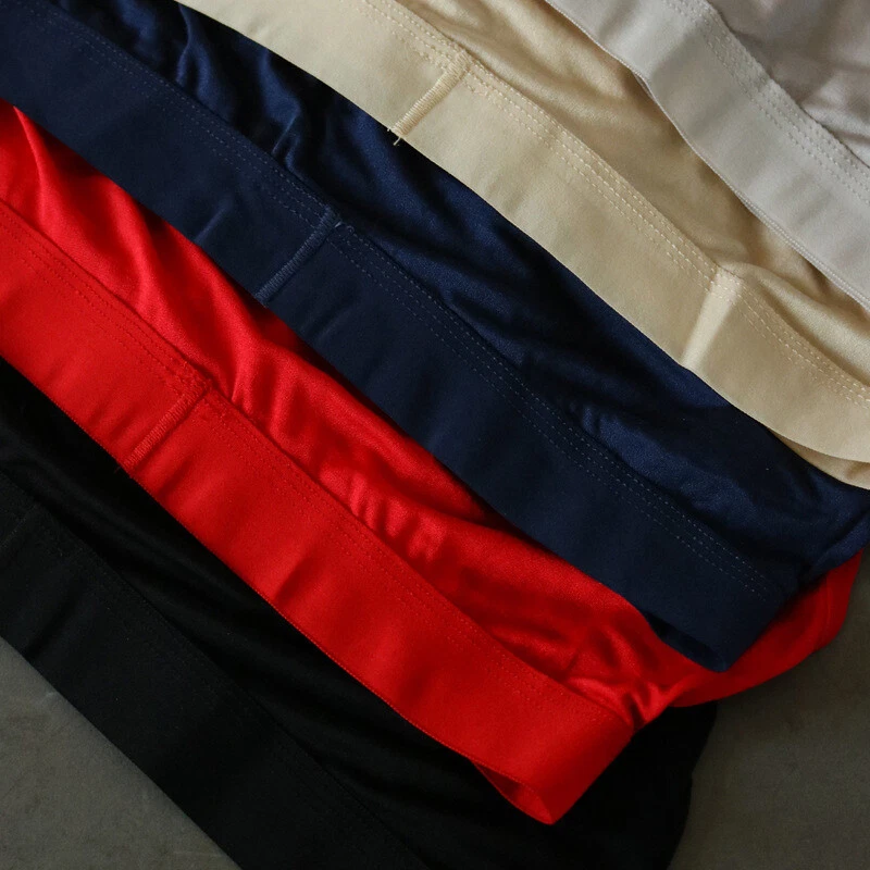 5pcs 100% mulberry silk underwear for men U briefs Pure silk Underpants knickers - Image 2 of 4