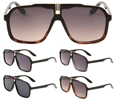 OVERSIZED SQUARE SPORT PILOT AVIATOR SUNGLASSES CLASSIC RETRO DESIGNER FASHION