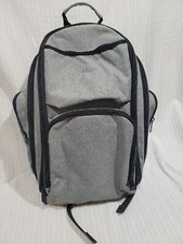 Mancro Gray Diaper Bag Backpack Large Waterproof Travel Baby Bag