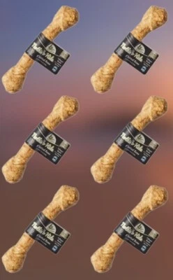 Fieldcrest Farms Nothin' To Hide 9" Ultra Knotted Bone Dog Treat CHICKEN Dental