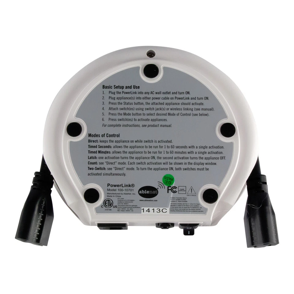 AbleNet PowerLink 4 Assistive Technology Wireless Switch Control Unit for Home - Image 2 of 2