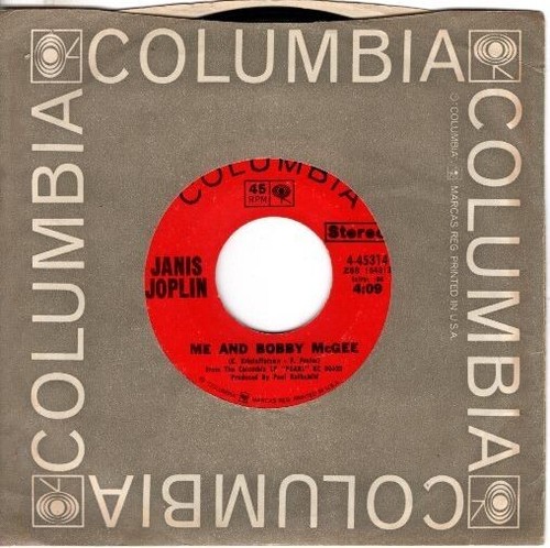 Janis Joplin – Me & Bobby McGee / Half Moon 7" 45