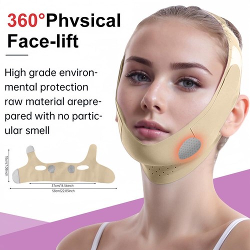 Graphene V-Line Mask Chin Up Mask V Shaped Face Mask Chin strap for sleeping Jaw - Picture 5 of 9