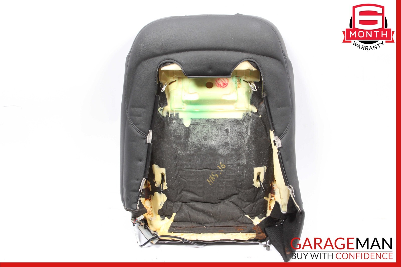 14-17 Maserati Ghibli Front Left Driver Side Top Upper Seat Cushion Cover Black