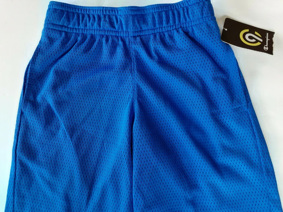 C9 Champion Boys Shorts Athletic Blue Pull On Drawstring Size 4-5 New Gym Mesh - Image 2 of 4