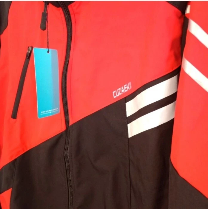 Мужская зимняя велосипедная куртка Cuzaekii тепловая ветрозащитная ветровка для горного велосипеда велосипеда L - Изображение 2 из 3