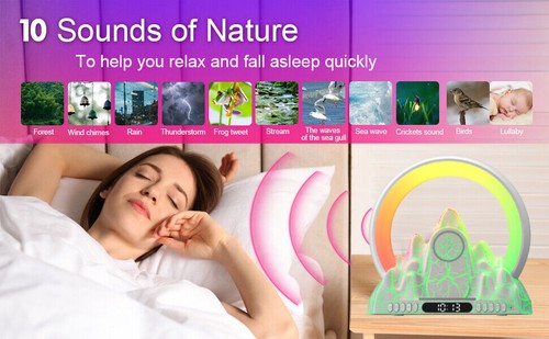 Multifunctional Bluetooth Speaker 15W Wireless Charger Alarm Clock RGB Lamp - 第 3/18 張圖片