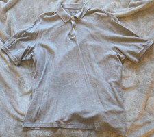 NWOT - Eddie Bauer - Short Sleeve - Gray - Size L - Polo
