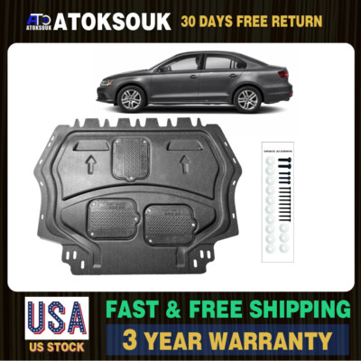 For VW Jetta 2007-2017 Front Engine Splash Shield Engine Cover Case Guard