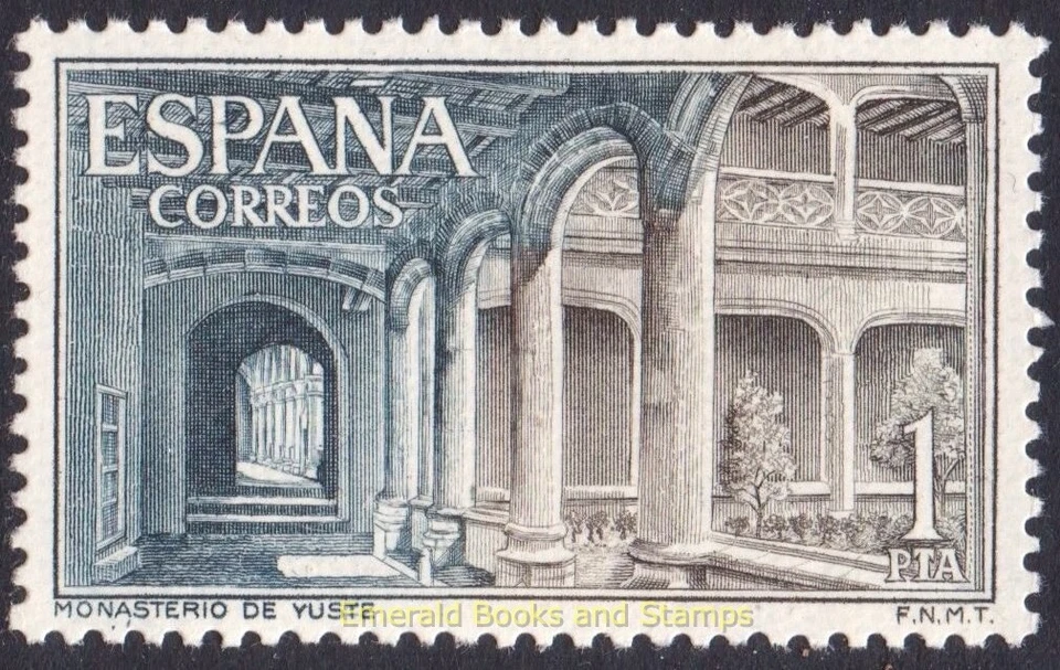 EBS Spain 1964 - Monasteries & Abbeys - Monastery of Yuste - 1578-1580 - MNH** - Image 2 of 4