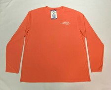 MENS XXL REEL LIFE SUN RAY DEFENDER SERIES LIGHTWEIGHT LONG SLEEVE SHIRT, CORAL