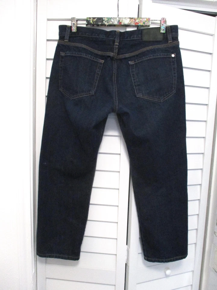 Baldwin Henley slim selvedge selvage denim straight leg jeans 36 26 - Image 2 of 4