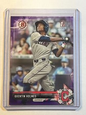 Quentin Holmes 2017 Bowman Draft Purple Paper Refractor /250 BD-118 Prospect RC