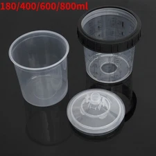 180/400/600/800ml Disposable Spray Gun Paint Cup Liners Lids Set Car Accessories