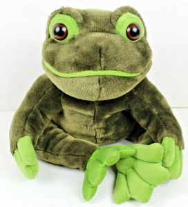 Calplush Medium Frog Plush 20 inch Very Good Stuffed Animal Green | eBay