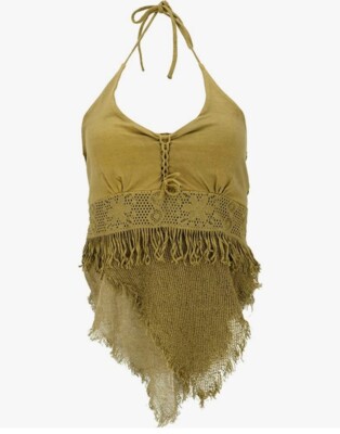 Size: 38 elastic halterneck top
