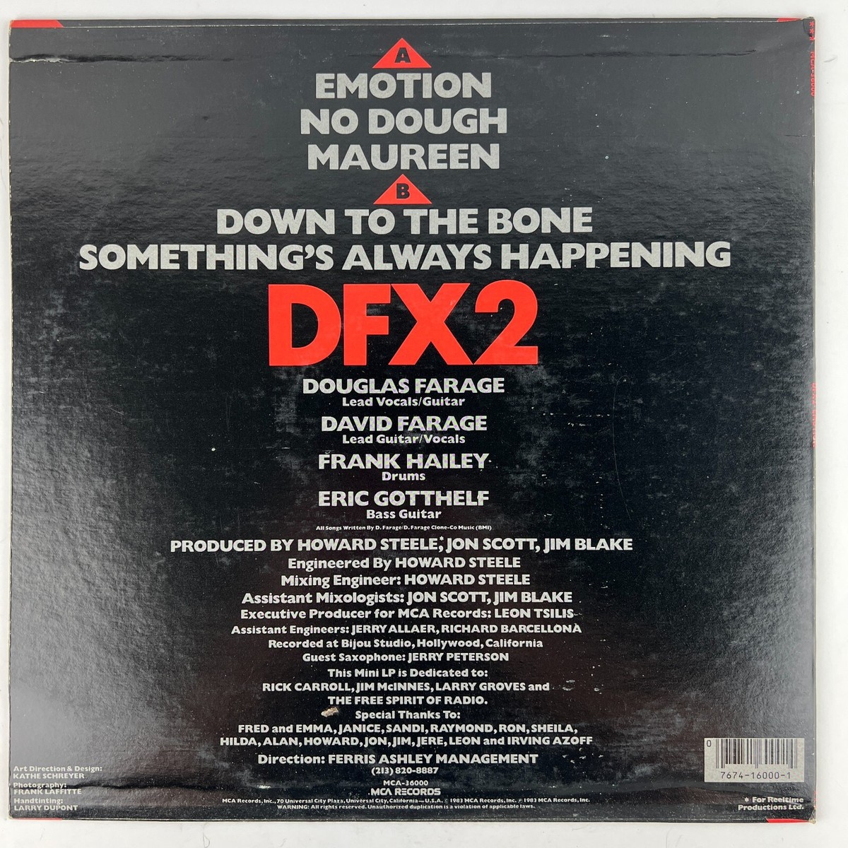 DFX2 - Emotion Promo Vinyl LP Record Album MCA-36000 | eBay